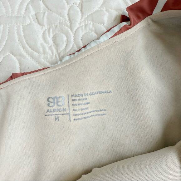 Albion “The Icon Wave” Sydney One Piece One Shoulder Striped Swimsuit Sz M - Picture 4 of 6